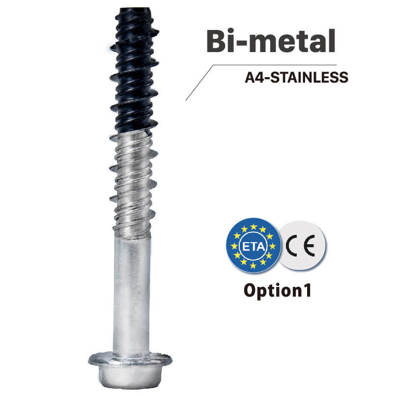 A4 stainless concrete screws